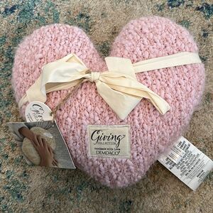 NEW Demdaco Giving Collection ~Giving Heart Weighted Pillow